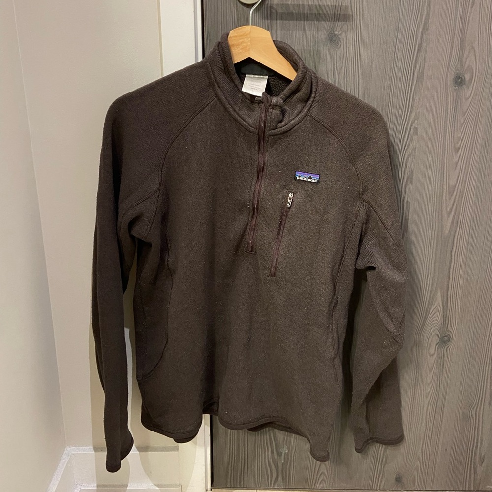 Brown Patagonia Quarter Zip